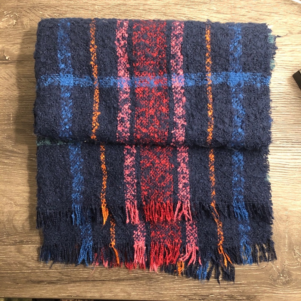 Plush Plaid Scarf